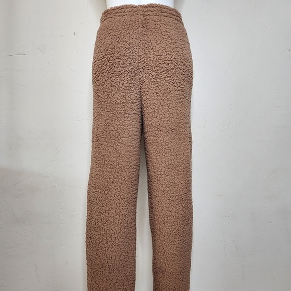 NWT SKIMS Teddy Jogger Lounge Pants in Tiger's Eye Size Small - Picture 5 of 12